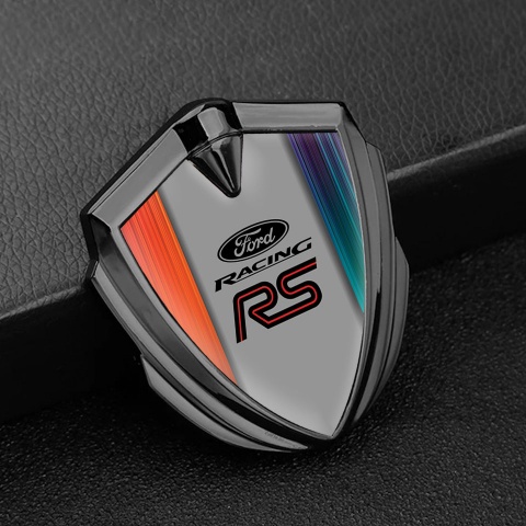 Ford Emblem Badge Self Adhesive Graphite Vivid Gradient Racing Edition