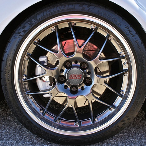 BBS Wheel Center Caps Emblem Carbon