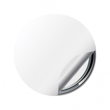 Buick Silicone Stickers Wheel Center Cap White with 3D Logo