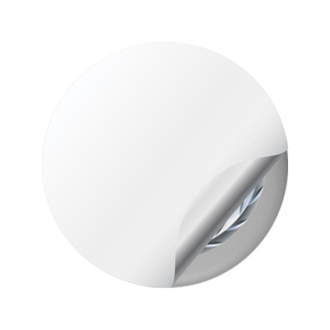 Cadillac Silicone Stickers Wheel Center Cap Grey with Wreath Logo