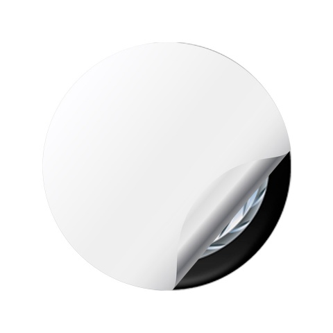 Cadillac Silicone Stickers Wheel Center Cap Black with Wreath Logo