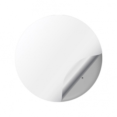 Cadillac Silicone Stickers Wheel Center Cap Grey