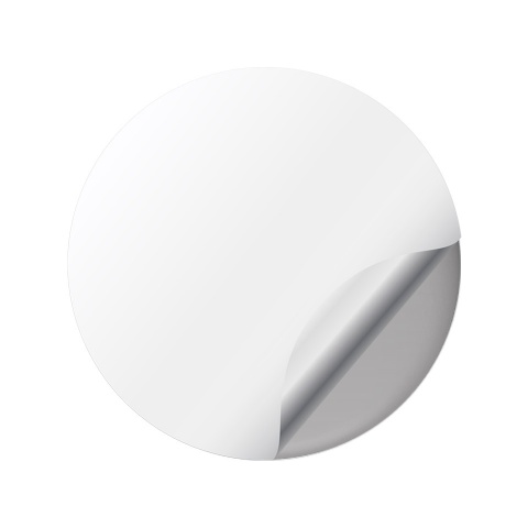 Cadillac Silicone Stickers Center Cap Grey with Black Logo