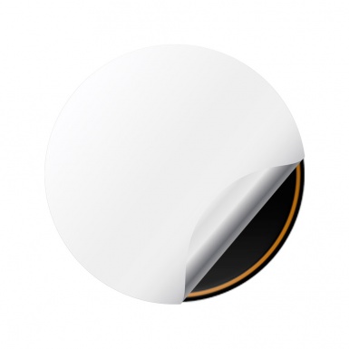 Pontiac Silicone Stickers Wheel Center Cap Black Ring