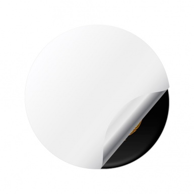 Pontiac Silicone Stickers Wheel Center Cap Black