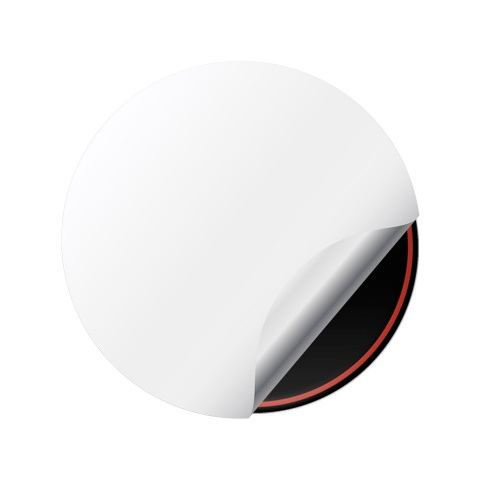 Pontiac Silicone Stickers Wheel Center Cap Black Simple Logo Ring