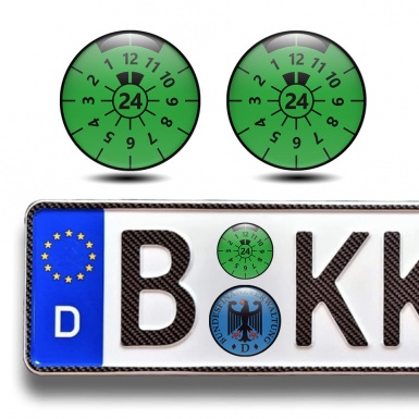 TUV Plakette Silikon Aufkleber Plate Fur 2024