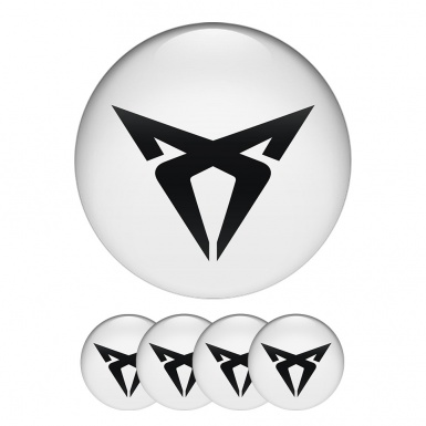 Seat Cupra Wheel Center Cap Domed Stickers 