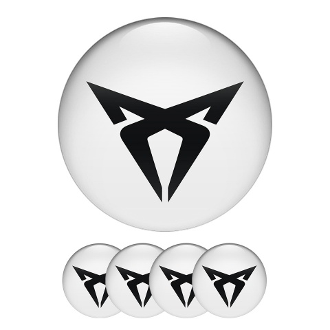 Seat Cupra Wheel Center Cap Domed Stickers 