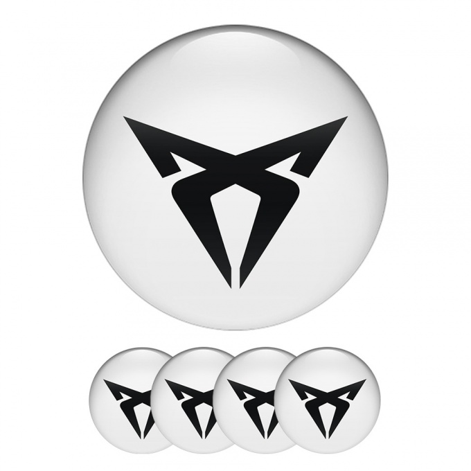 Seat Cupra Wheel Center Cap Domed Stickers 