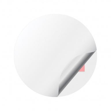 Alessio Wheel Emblem for Center Caps Light Grey Edition