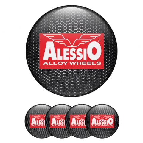 Alessio Wheel Emblem for Wheel Center Caps Dark Mesh