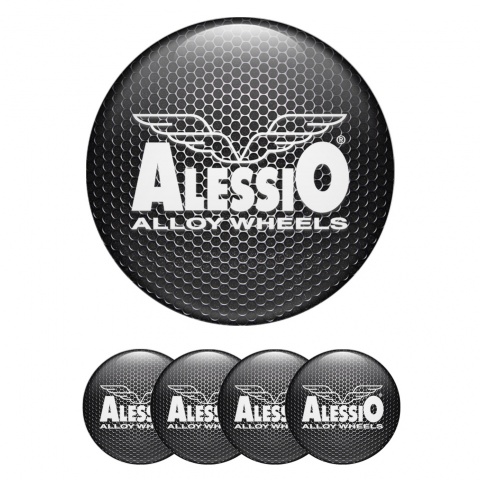Alessio Emblems for Wheel Center Caps Honeycomb Edition