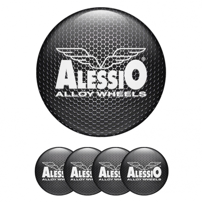 Alessio Emblems for Wheel Center Caps Honeycomb Edition