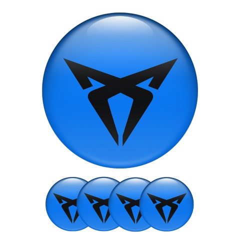 Seat Cupra Center Hub Dome Stickers Moto Sport