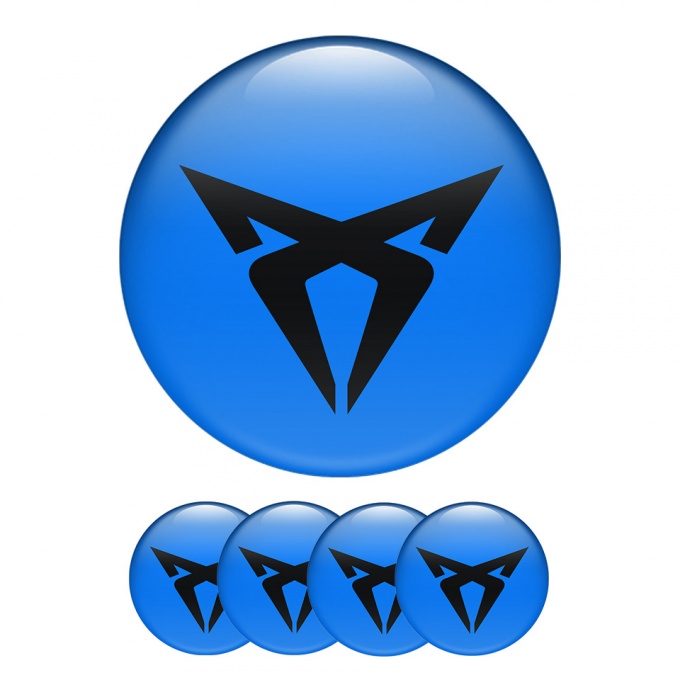 Seat Cupra Center Hub Dome Stickers Moto Sport