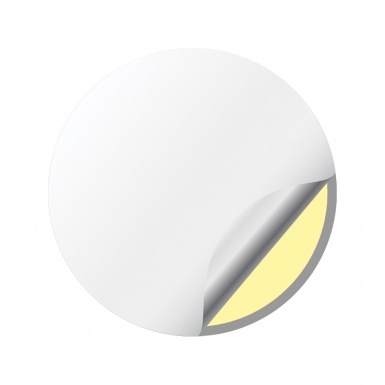 BMW Emblem for Wheel Center Caps Yellow Base Black Ring