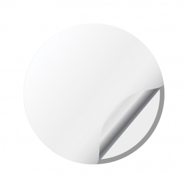 BMW Emblem for Center Wheel Caps Grey Base Black Ring
