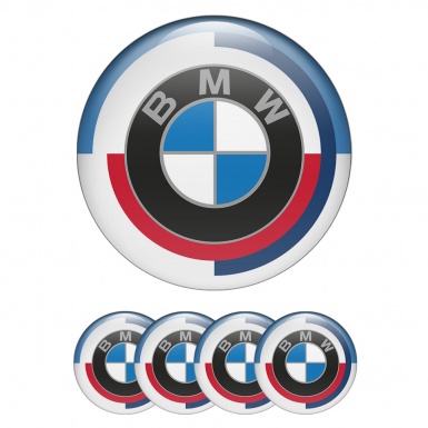 BMW Wheel Emblem for Center Caps Color Rings Design