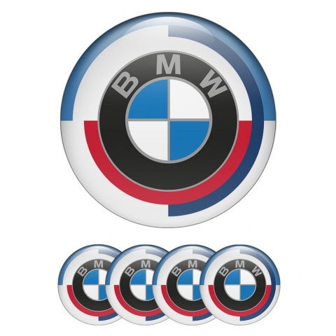 BMW Wheel Emblem for Center Caps Color Rings Design