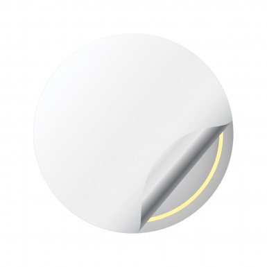 BMW Center Wheel Caps Stickers Grey Yellow Circle Design
