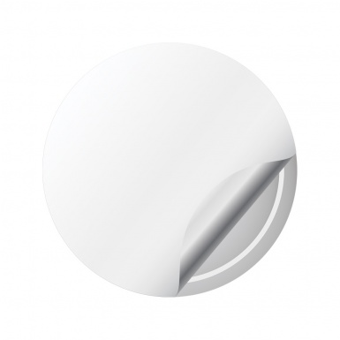 BMW Emblems for Center Wheel Caps Grey Grey Circle Design