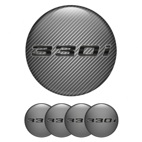 BMW Wheel Emblem for Center Caps Carbon 330i Metallic Logo