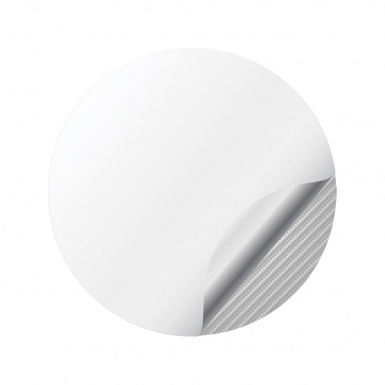 Chevrolet Emblem for Center Wheel Caps Carbon Chrome Logo