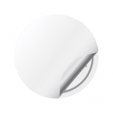 Chrysler Crossfire Center Wheel Caps Stickers Grey Black Ring