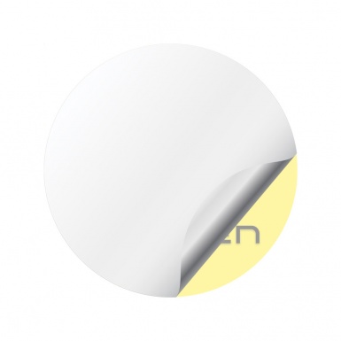 Citroen Domed Stickers for Wheel Center Caps Yellow Black Logo Design
