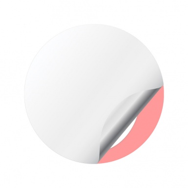Citroen Emblem for Center Wheel Caps Red White Logo Edition