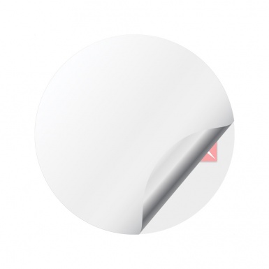 Citroen C5 Silicone Stickers for Center Wheel Caps Grey Red White Motif