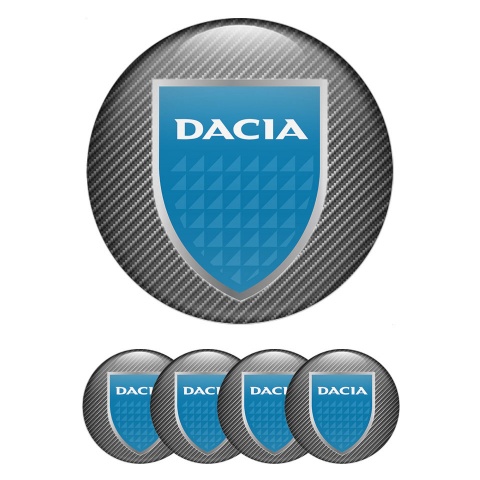 Dacia Wheel Emblem for Center Caps Carbon Glacial Shield