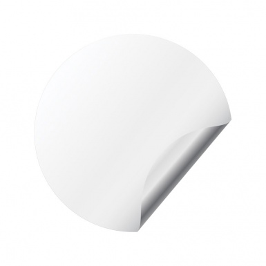 Dacia Stickers for Wheels Center Caps White Blue Crest