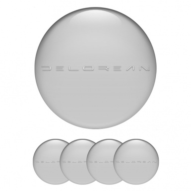 DMC Emblems for Center Wheel Caps Grey White Edition