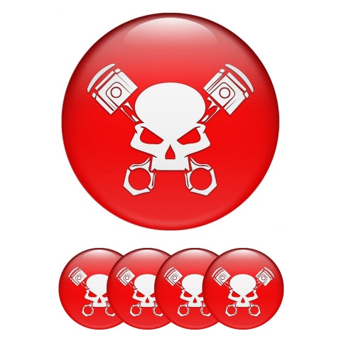 Grenzgaenger Emblem for Center Wheel Caps Red White Version