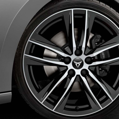 Seat Cupra Domed Stickers Wheel Center Cap Auto Tuning