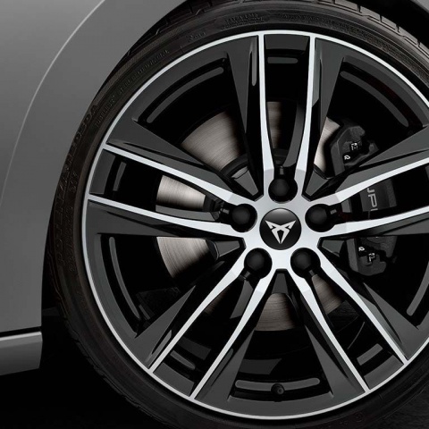 Seat Cupra Domed Stickers Wheel Center Cap Auto Tuning