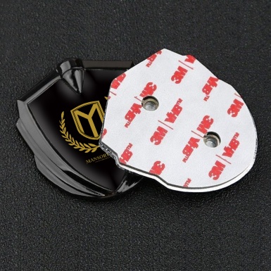 Mansory Club Emblem Self Adhesive Graphite Black Big Copper Logo