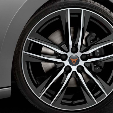 Seat Cupra Center Hub Dome Stickers 3D Honeycomb