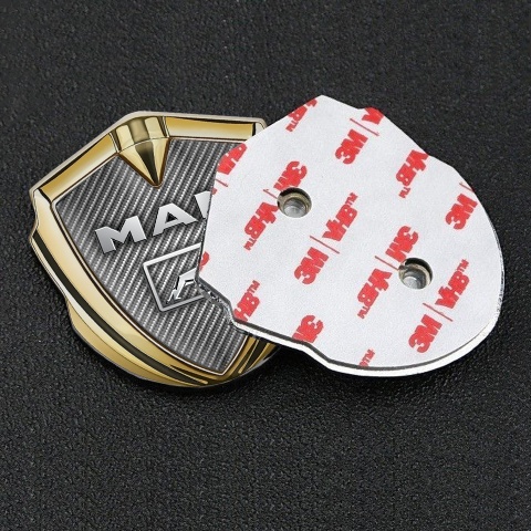 MAN Domed Emblem Gold Light Carbon Metallic Lion Edition