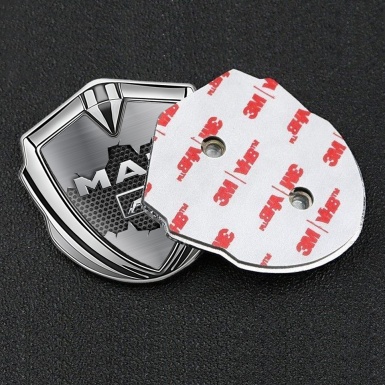 MAN Emblem Ornament Silver Dark Hex Fractured Metal Edition
