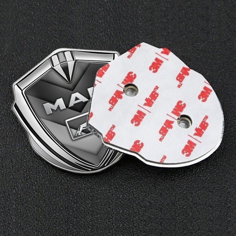 MAN Metal Emblem Self Adhesive Silver Grey Elements Metallic Lion