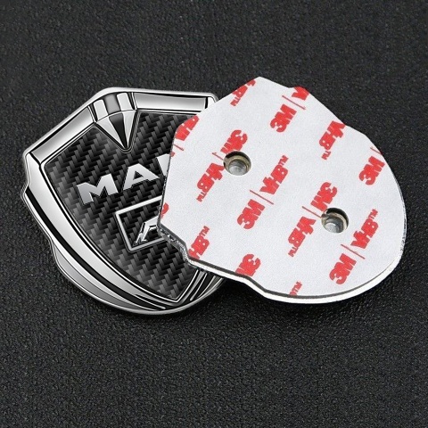 MAN Emblem Car Badge Silver Black Carbon Metallic Lion Logo