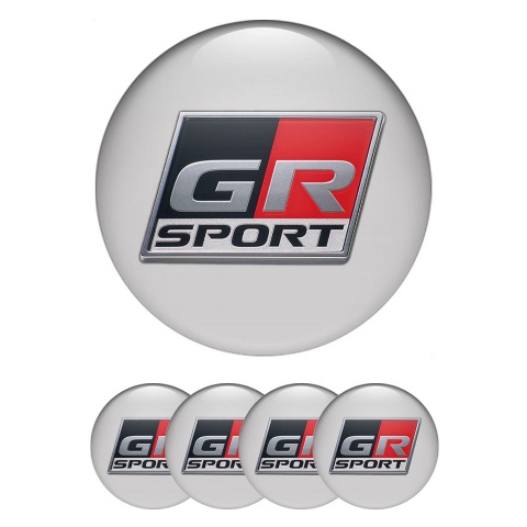 Toyota Emblem GR Sport for Wheel Caps Grey