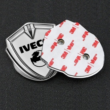Iveco Badge Self Adhesive Silver Grey Base Pegaso Logo Edition
