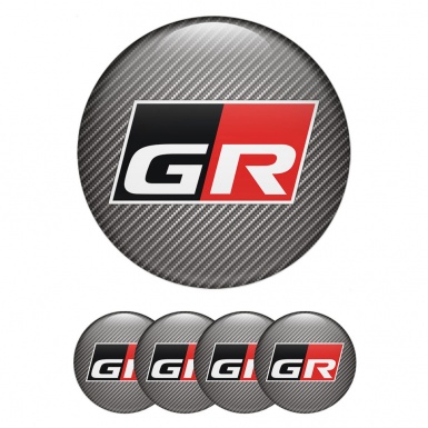 Toyota Emblems for Wheel Caps GR Carbon Edition