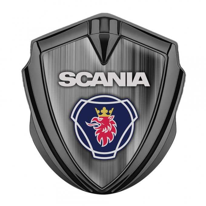 Scania Emblem Truck Badge Graphite Light Gradient Classic Logo Edition