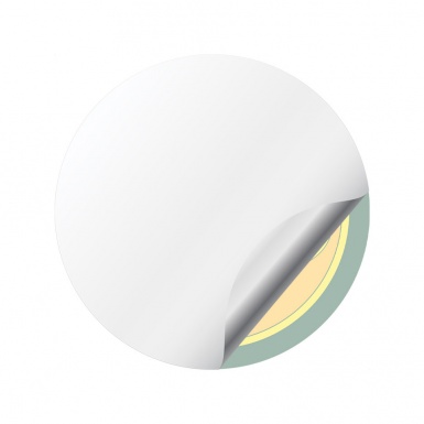 Lotus Emblem for Wheel Center Caps Green Ring Yellow Logo Design