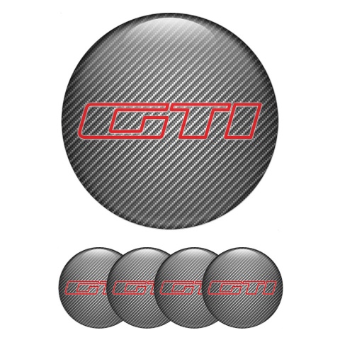 Peugeot Wheel Stickers for Center Caps Light Carbon GTI Contour Edition